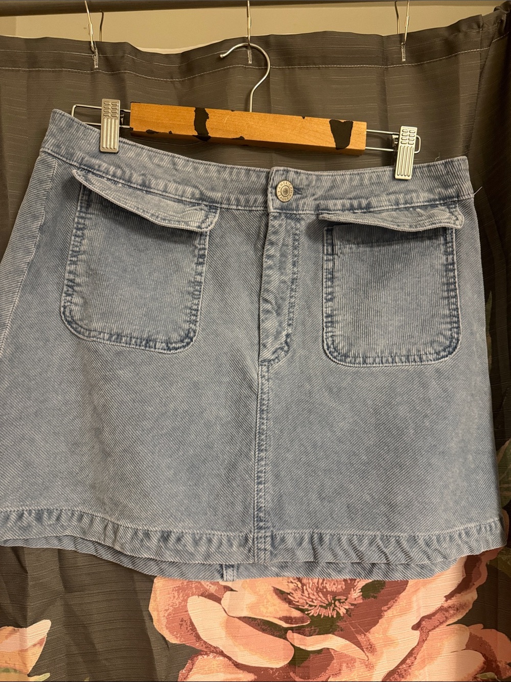 American Eagle Outfitters Light Blue Denim Skirt